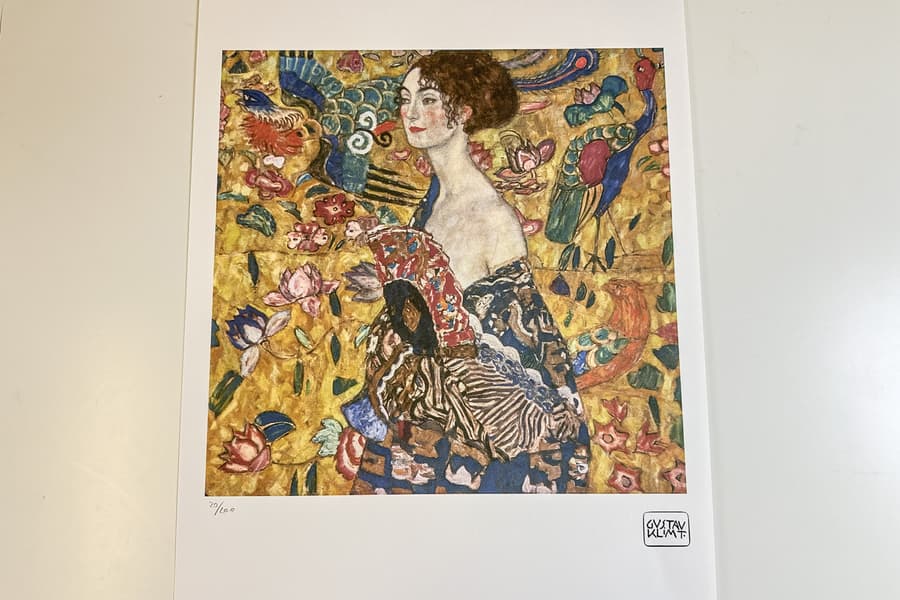 Lithografie nach Gustav Klimt, limitiert
